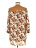 Suzanne Betro 100% Polyester Brown Long Sleeve Blouse Size M - photo 2