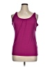 The Limited Solid Pink Purple Sleeveless Blouse Size XL - photo 1