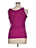 The Limited Solid Pink Purple Sleeveless Blouse Size XL - photo 2