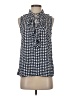 Ann Taylor LOFT 100% Polyester Blue Sleeveless Blouse Size XS - photo 1