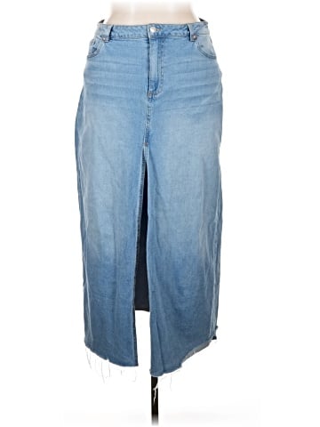 Almost Famous Denim Skirt (view 1)