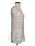 Express Silver Sleeveless Top Size S - photo 4