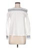 Neiman Marcus 100% Cotton White Long Sleeve Blouse Size M - photo 1