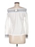 Neiman Marcus 100% Cotton White Long Sleeve Blouse Size M - photo 2