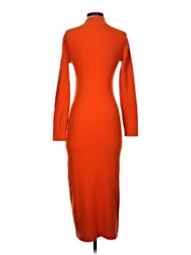 h&m orange bodycon dress Hera Collection Orange Sleeveless Knit Dress Sz L