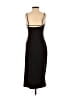 Bershka Solid Black Cocktail Dress Size S - photo 2