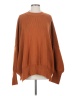 Free People Solid Brown Pullover Sweater Size S - photo 1