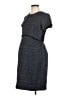 Seraphine Tweed Gray Casual Dress Size 8 - photo 1