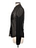 Joe Fresh 100% Polyester Black Long Sleeve Blouse Size M - photo 5