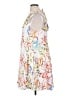 CeCe 100% Rayon Print White Casual Dress Size XL - photo 5