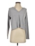 Lulus Gray Long Sleeve T-Shirt Size S - photo 1
