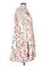 CeCe 100% Rayon Print White Casual Dress Size XL - photo 4