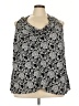 NY Collection 100% Polyester Black Sleeveless Blouse Size 3X - photo 1