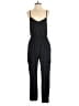Lily Rose Solid Black Jumpsuit Size L - photo 1