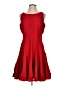 Ellen Tracy Solid Red Cocktail Dress Size XS (estimated) - photo 1