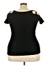 Love Charm Black Short Sleeve Top Size M (estimated) - photo 2