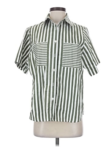 Lusana Short Sleeve Button-Down Shirt (view 1)