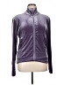Norma Kamali Metallic Purple Track Jacket Size XL - photo 1