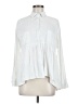 LUCCA 100% Cotton White Long Sleeve Blouse Size M - photo 1