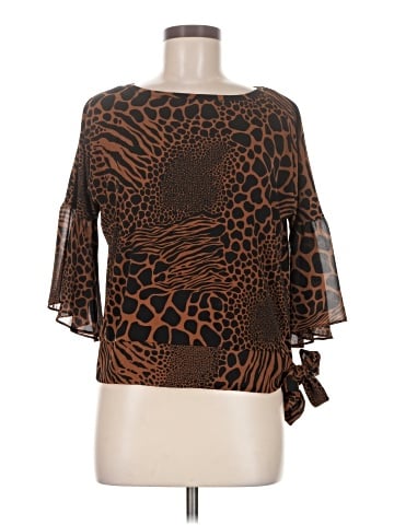 MICHAEL Michael Kors 3/4 Sleeve Blouse (view 1)