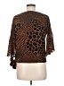 MICHAEL Michael Kors Brown 3/4 Sleeve Blouse Size M (petite) - photo 2