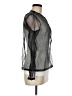 Zara Gray Black Long Sleeve Blouse Size M - photo 4