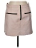 Mason 100% Lambskin Tan Leather Skirt Size 2 - photo 1