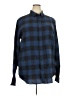 Weatherproof Checkered-gingham Blue Long Sleeve Button-Down Shirt Size XXL (tall) - photo 1