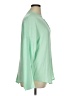 Unbranded 100% Polyester Green Long Sleeve Blouse Size 1X - photo 4