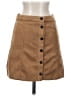 Sky and Sparrow Solid Tan Casual Skirt Size S - photo 1