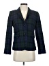 J.Crew 100% Polyester Plaid Blue Blazer Size 4 - photo 1