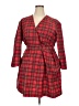 Zara Plaid Red Casual Dress Size XXL - photo 1