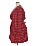 Zara Plaid Red Casual Dress Size XXL - photo 5