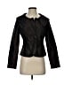 Teri Jon by Rickie Freeman 100% Silk Black Jacket Size 4 - photo 1