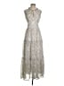 Calvin Klein 100% Polyester Ivory Cocktail Dress Size 2 - photo 1