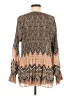 Umgee Brown Long Sleeve Blouse Size M - photo 2