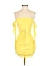Shein 100% Polyamide Yellow Cocktail Dress Size XS - photo 1