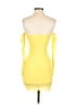Shein 100% Polyamide Yellow Cocktail Dress Size XS - photo 2