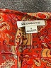 Liz Claiborne 100% Polyester Paisley Orange Short Sleeve Blouse Size S - photo 7