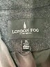 London Fog Plaid Gray Coat Size 2X - photo 6