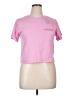 Assorted Brands Pink Short Sleeve T-Shirt Size XL - photo 1