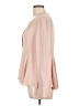 Milly Pink Long Sleeve Silk Top Size 10 - photo 5