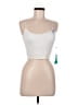 Bella 100% Spandex White Tank Top Size L - photo 1