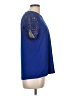 Cable & Gauge Blue Short Sleeve Blouse Size L - photo 4