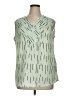 Unbranded Green Sleeveless Blouse Size XL - photo 1