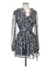 City Studio Paisley Blue Cocktail Dress Size S - photo 1