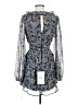 City Studio Paisley Blue Cocktail Dress Size S - photo 2