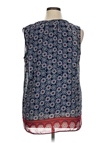 Roz & Ali Sleeveless Blouse (view 2)
