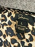Japna 100% Polyester Brown Sleeveless Blouse Size L - photo 4
