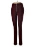 Zara Basic Houndstooth Burgundy Casual Pants Size S - photo 1